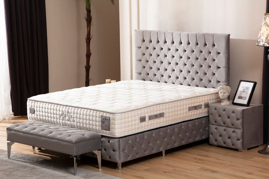 Storage Bed - Lagos - Tufted Velvet