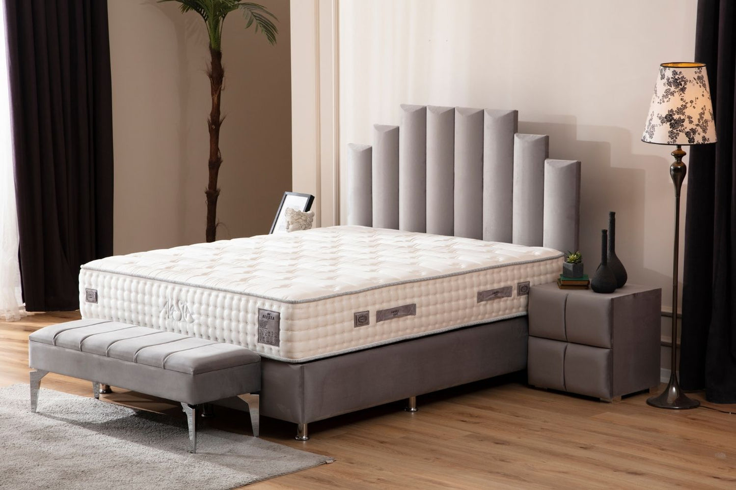 Storage Bed - Natura - Velvet