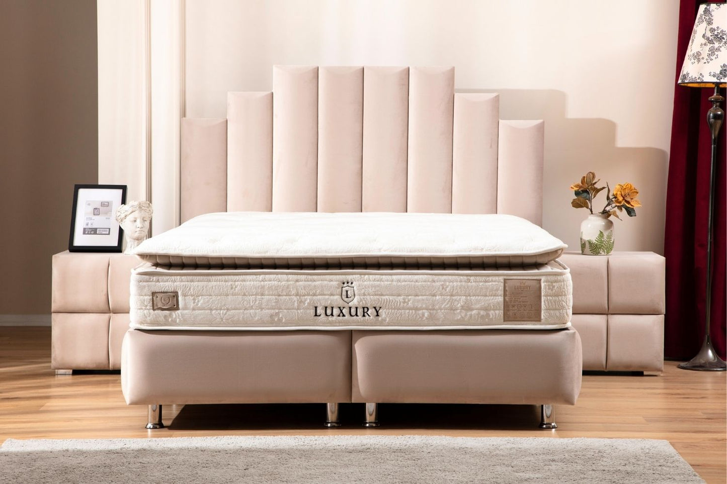 Storage Bed - Natura - Velvet