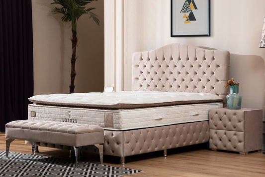 Storage Bed - Paris - Tufted Velvet