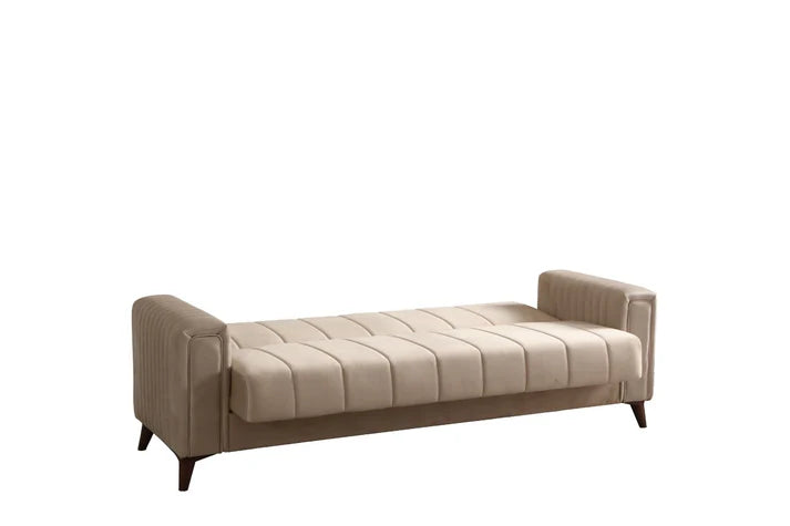 Canapé Convertible - Nova - Velours Beige