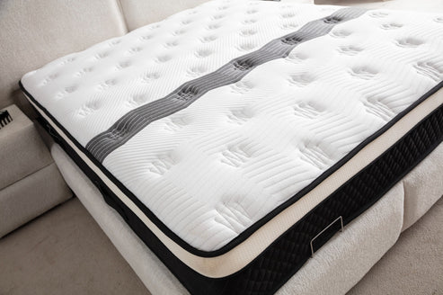 Storage Bed - Maya - Off-White Chenille